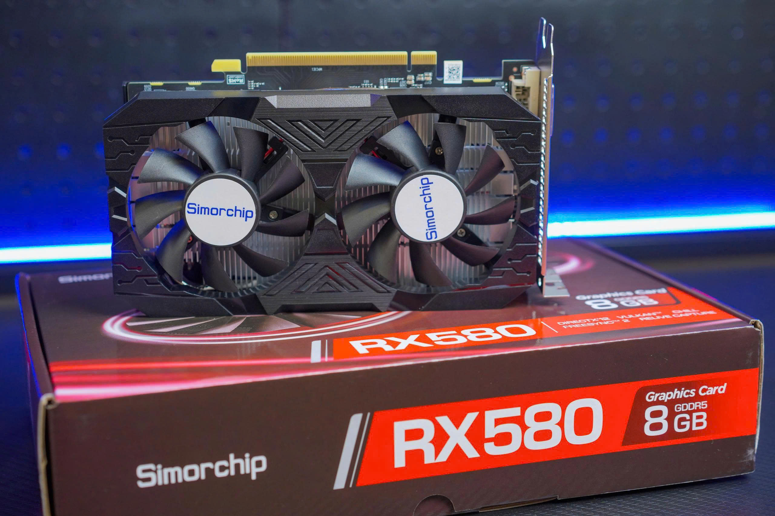 Card Màn Hình VGA Simorchip RX580 8GB GDDR5