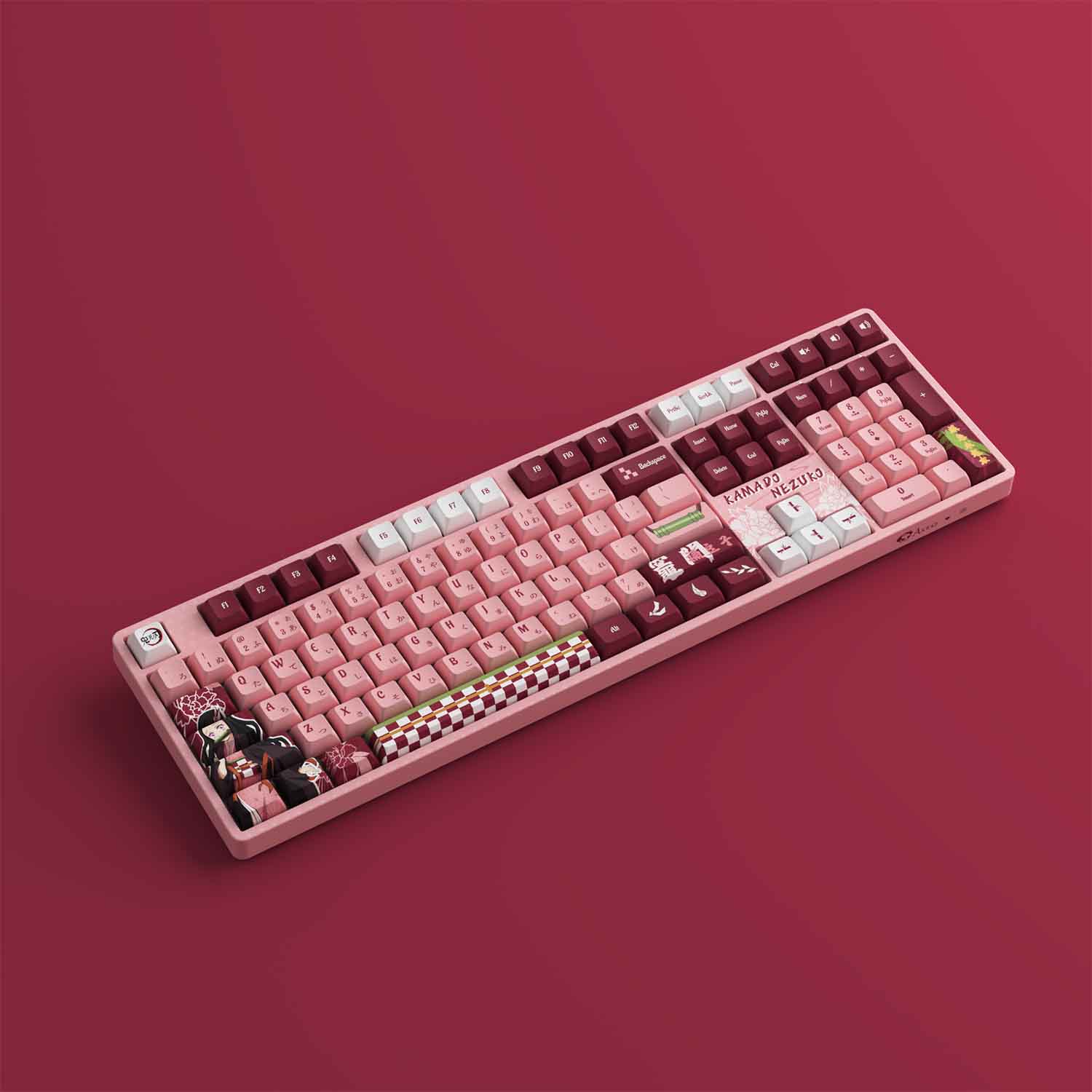 Bàn phím AKKO 5108B Plus Demon Slayer – Kamado Nezuko (Multi-modes / Hotswap / RGB) - Hàng Chính Hãng