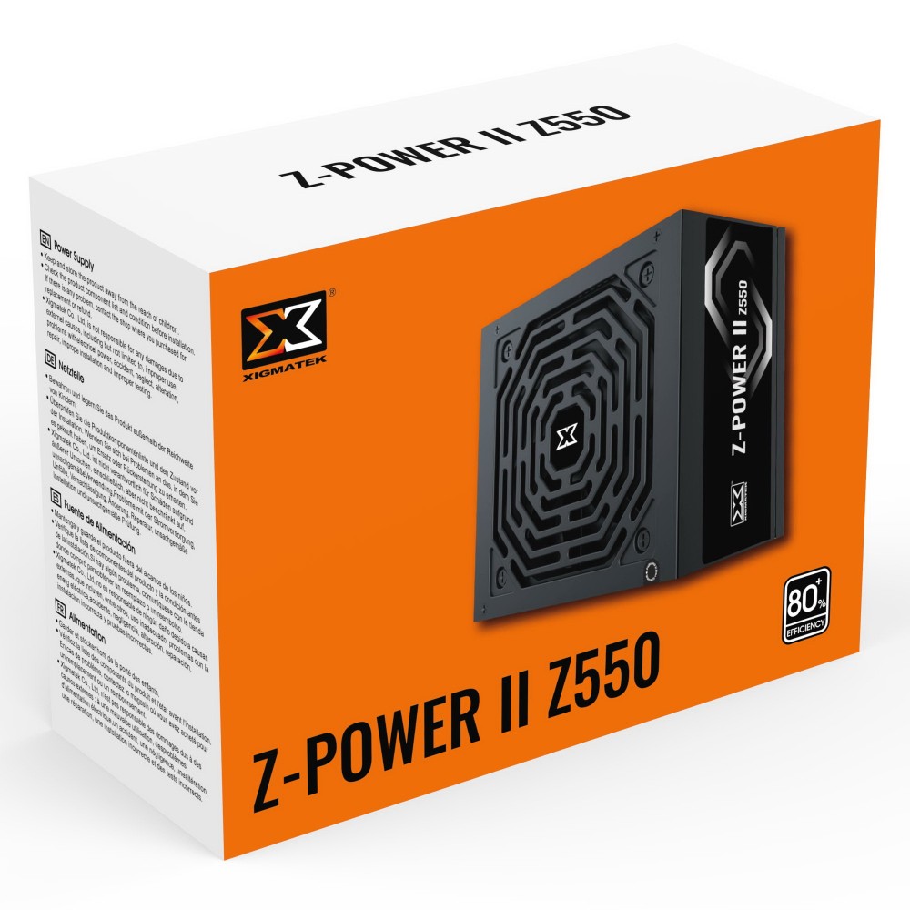 Nguồn máy tính XIGMATEK Z-POWER II Z650 / Z550