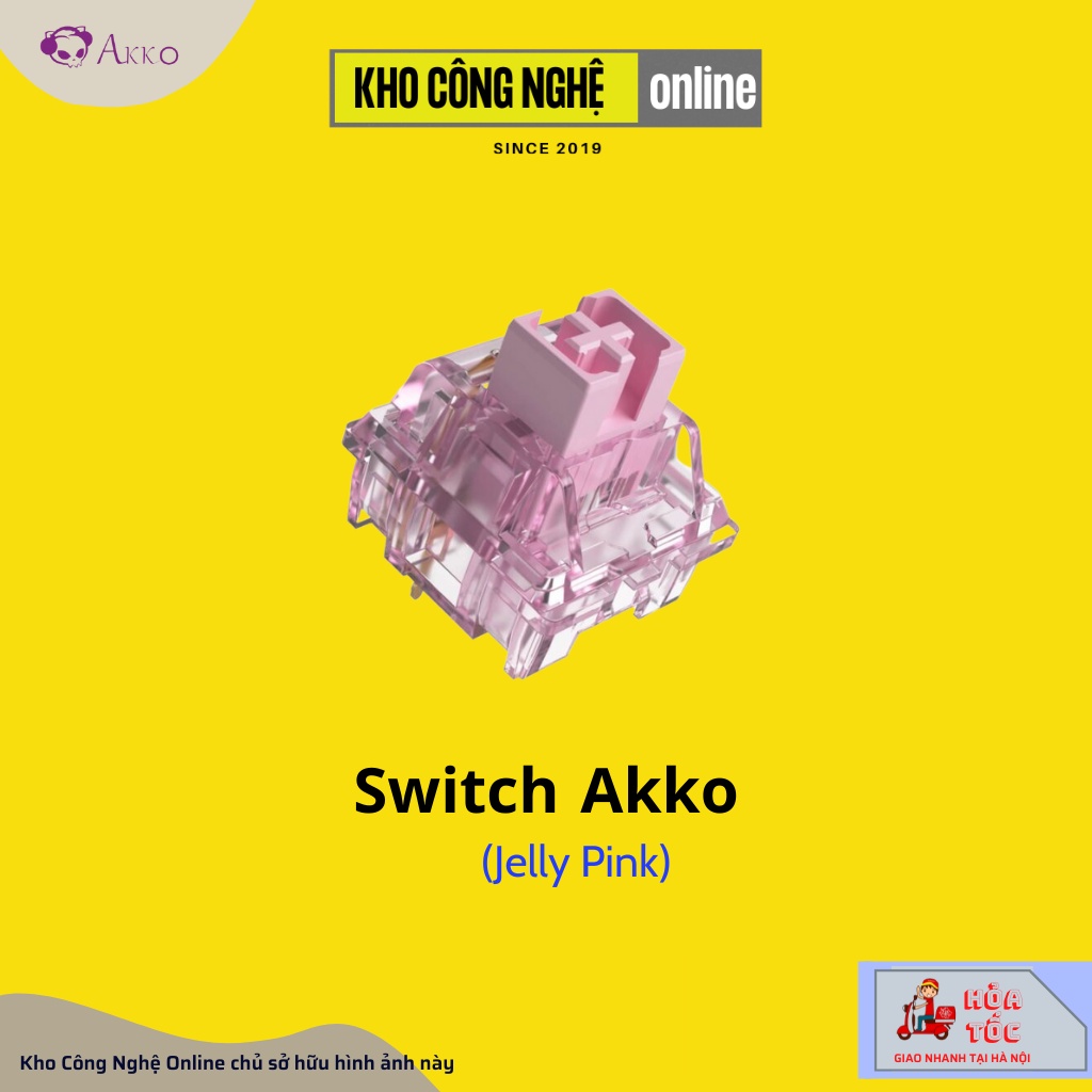[Chính hãng] Switch lẻ thay nóng cho bàn phím cơ AKKO CS switch| Jelly switch & TTC switch - Hàng mới 100%
