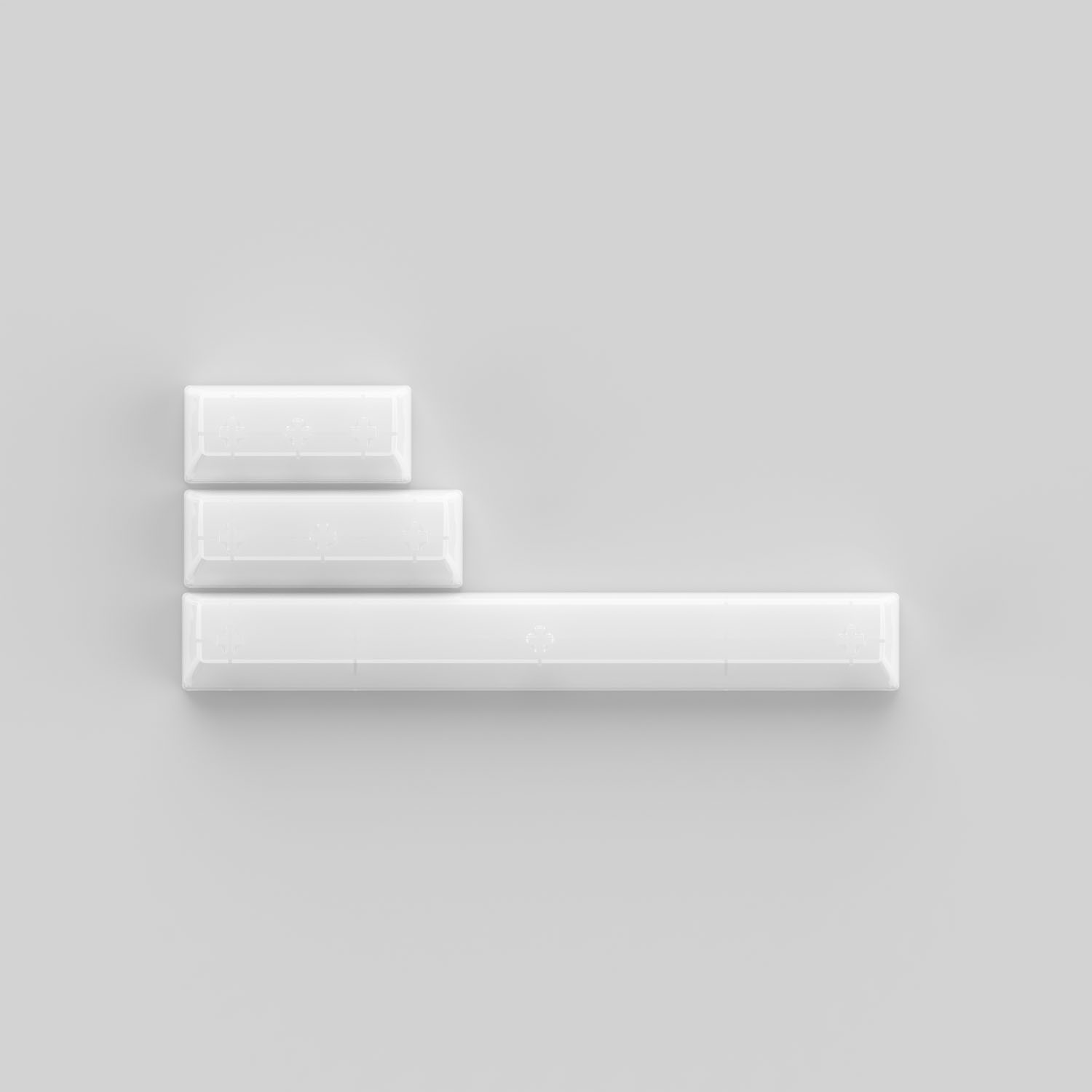 AKKO Clear Keycaps Set v2 – White (PC / ASA profile / 155 nút) - Hàng chính hãng