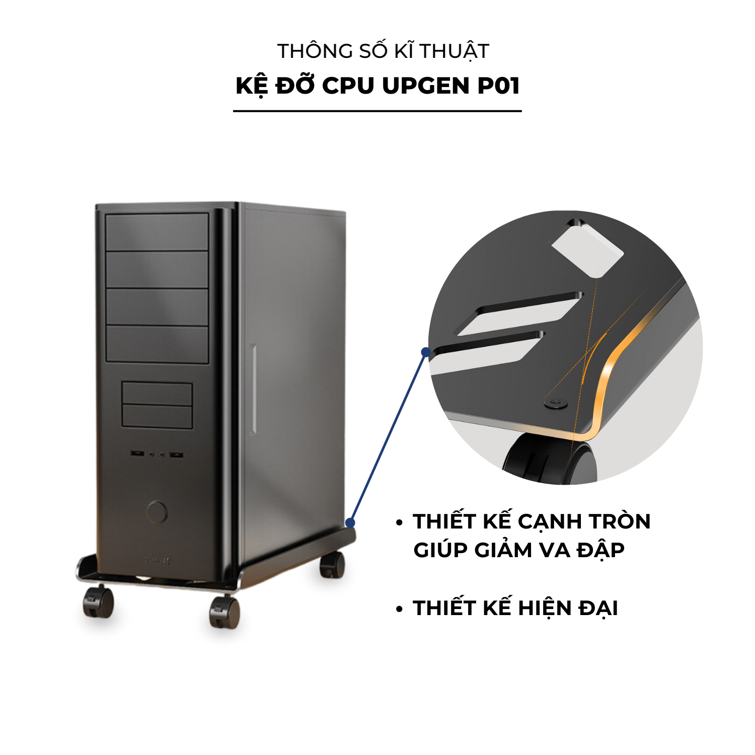 Kệ Đỡ CPU UPGen P01 (Hàng Chính Hãng)