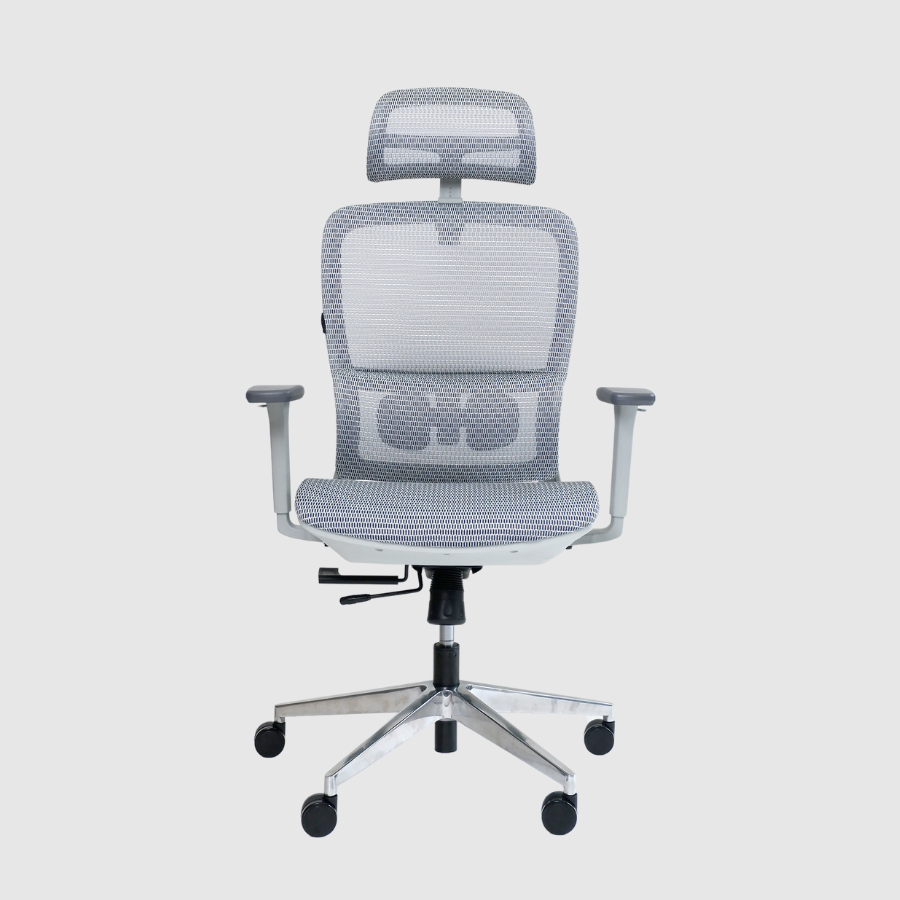 Ghế Công Thái Học Gami Lum2 - Bản Kê Tay 3D / Xám ( Không Chân Gác)