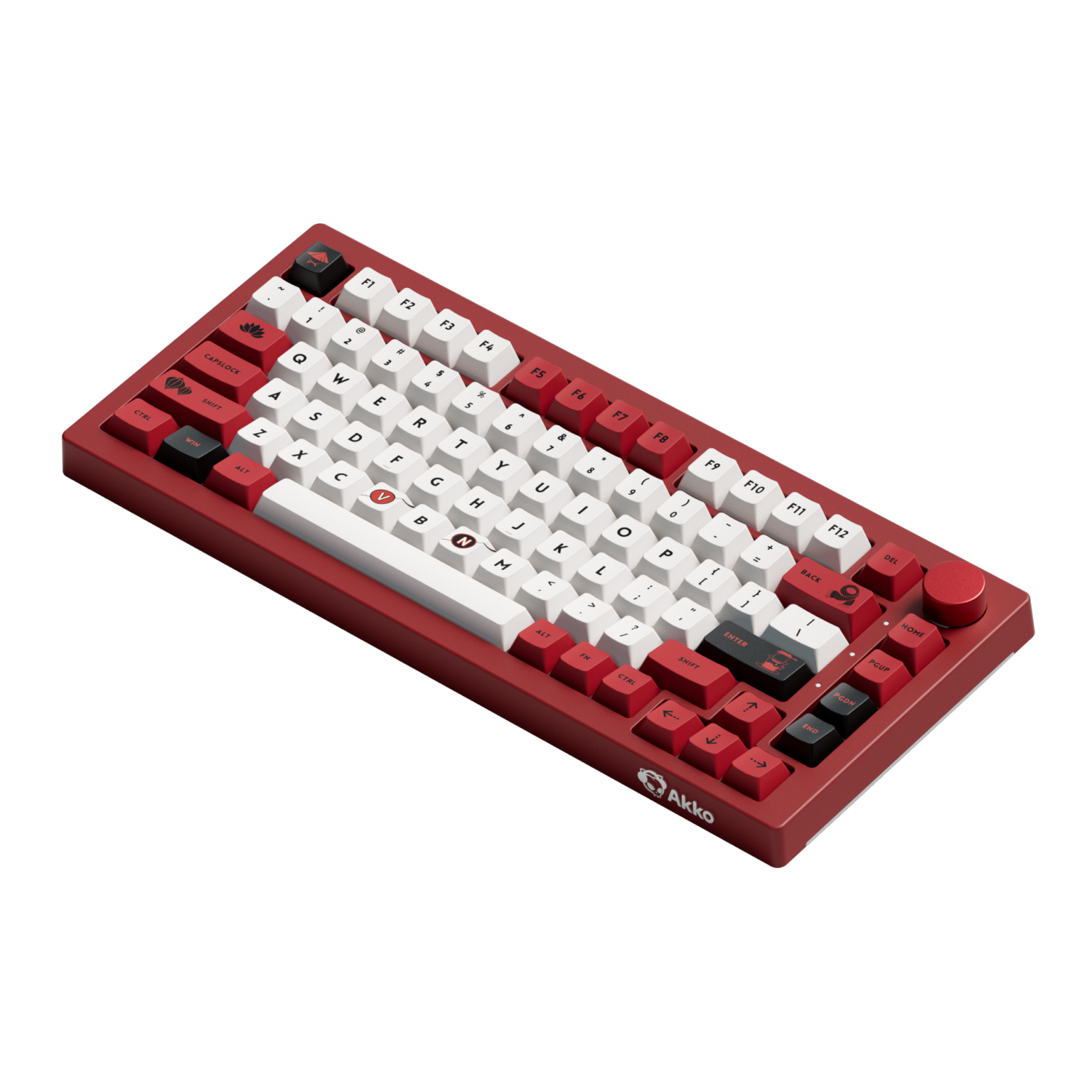 Bàn phím cơ AKKO 5075B Plus Red World Tour Viet Nam