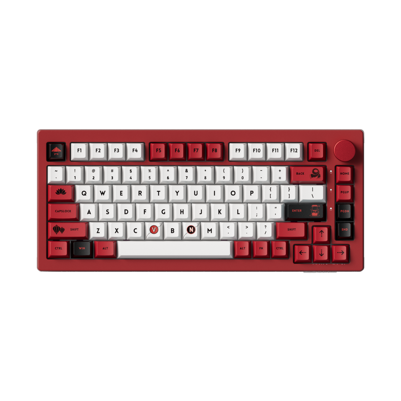 Bàn phím cơ AKKO 5075B Plus Red World Tour Viet Nam