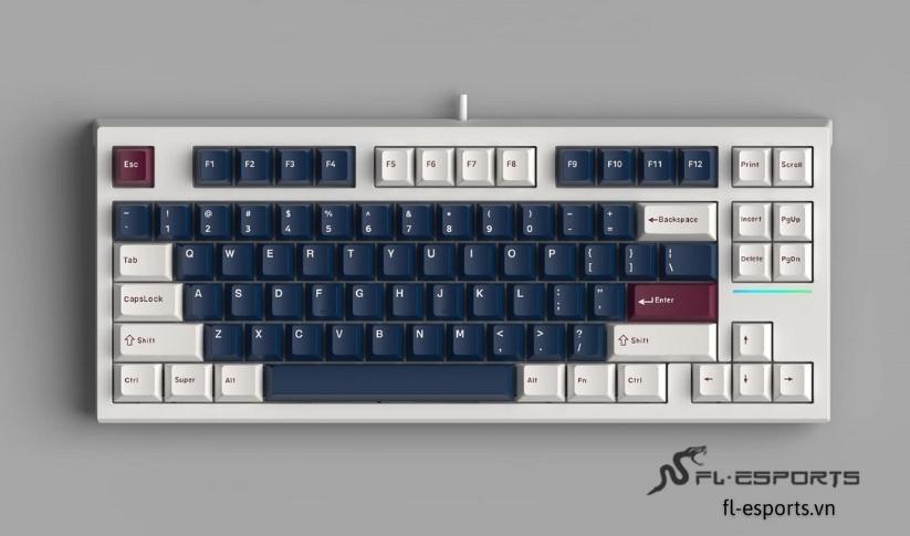 FL750 - Bàn phím cơ FL-Esports FL750 Marshmallow / Polar Night / White Ovilian / Metal Heart