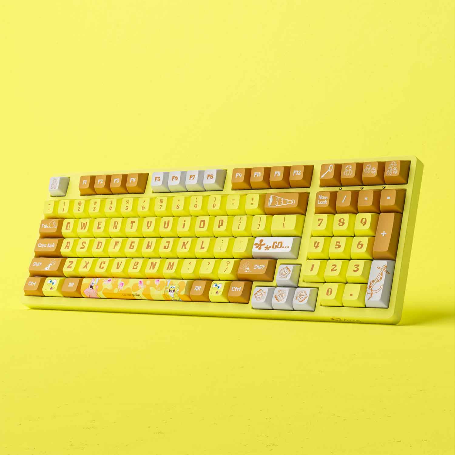 Bàn phím AKKO 3098S SpongeBob (RGB / PBT Dye-subbed / JDA profile / AKKO CS switch) - Hàng Chính Hãng