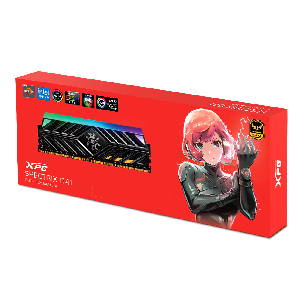 Combo RAM Adata XPG Spectrix D41 RGB 8GB 3200Mhz (Hàng Chính Hãng)