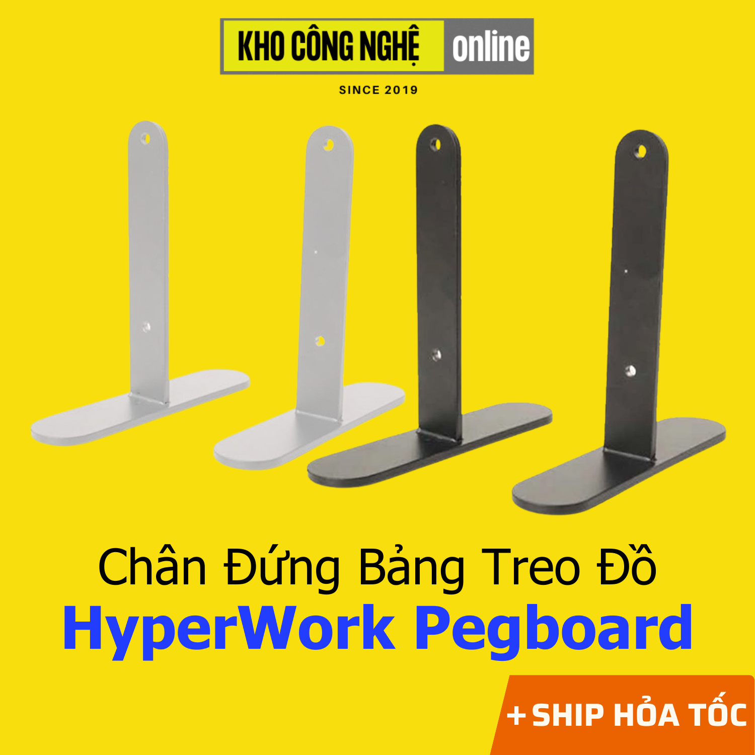 Chân đứng dành cho bảng treo đồ HyperWork Pegboard