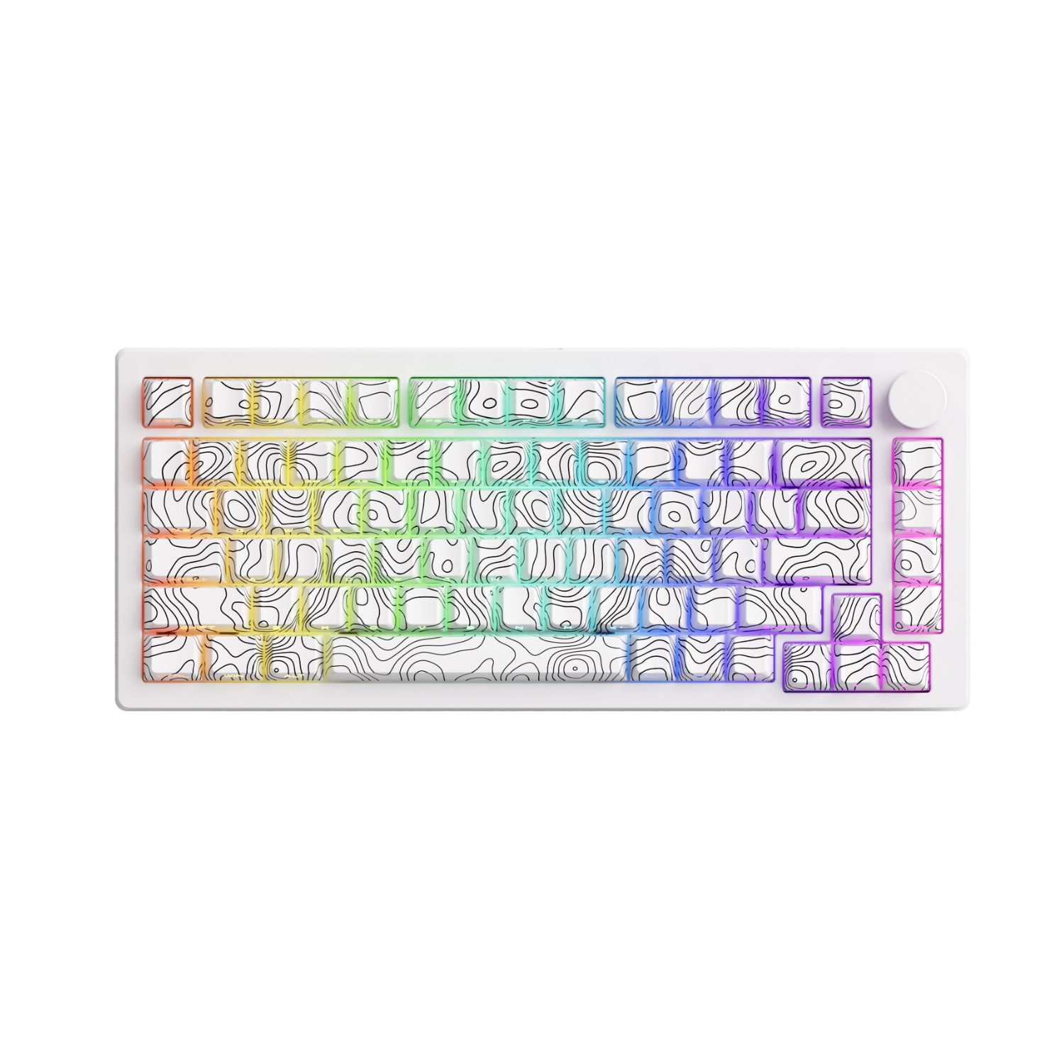Bàn phím MonsGeek M1 V5-SP Contour Black / Contour White (RGB/Aluminum/Akko V3 Piano Pro)