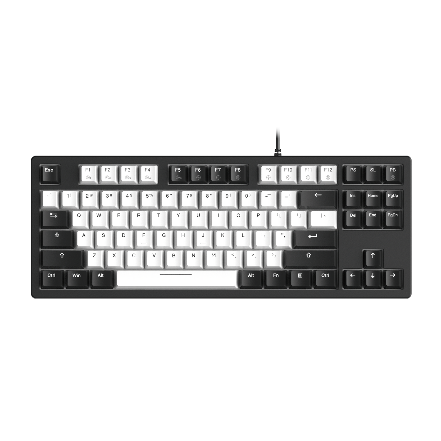 Bàn Phím Cơ Gaming Dareu EK87v2 PBT - Hàng Chính Hãng