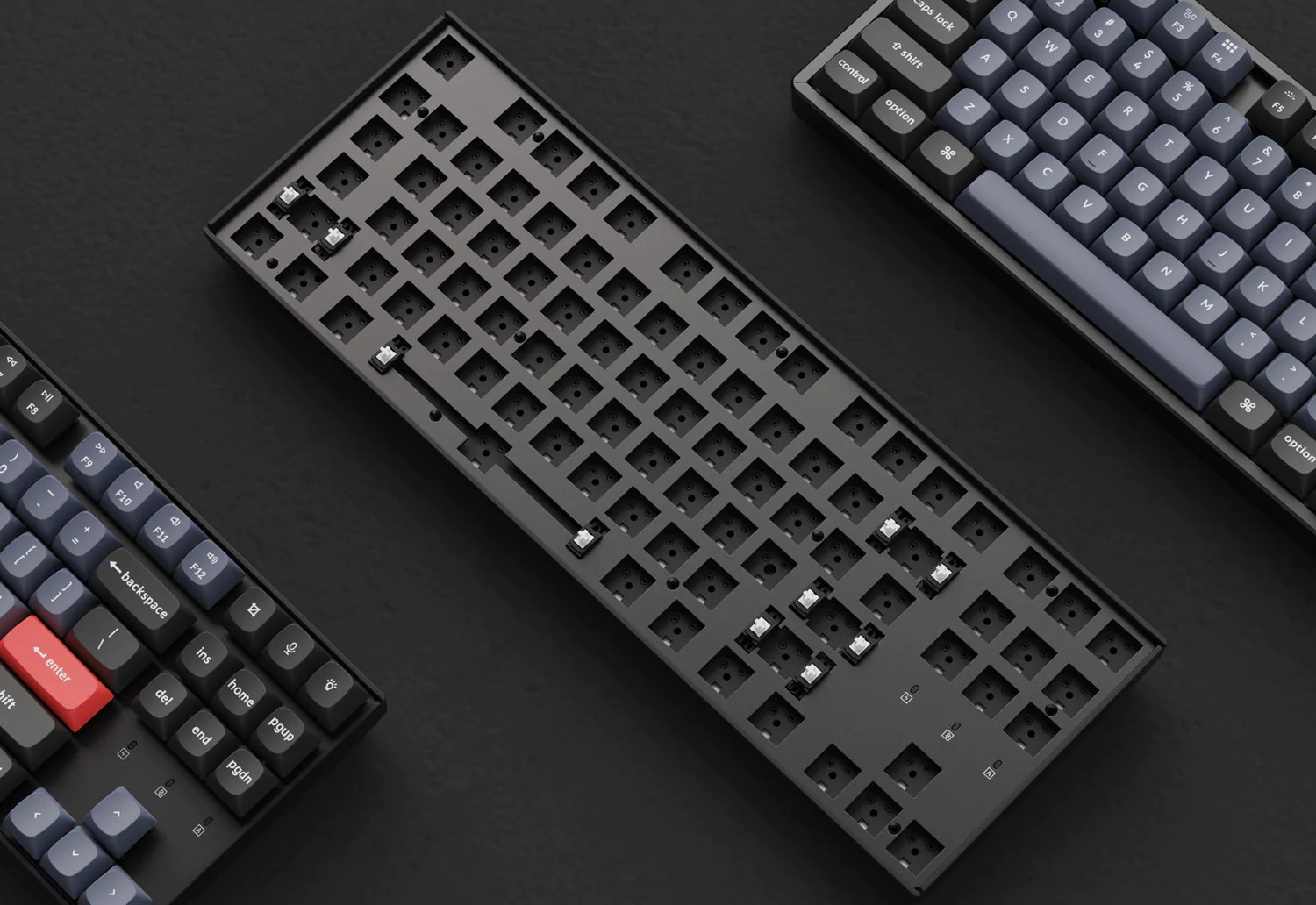 KIT bàn phím cơ Keychron K8 Pro hỗ trợ QMK/VIA - (Hàng chính hãng)