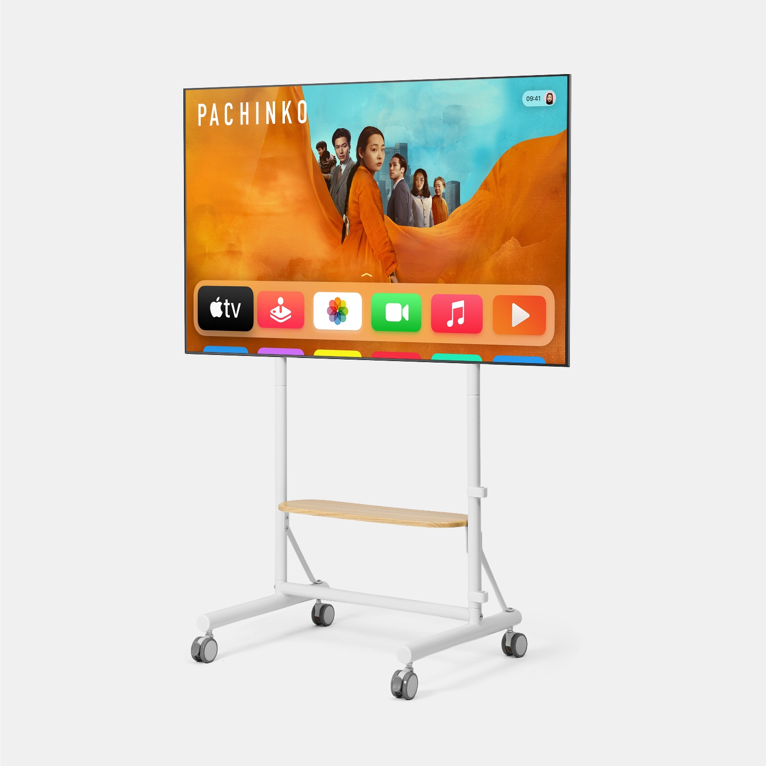 Giá treo TV di động Hyperwork Aero Stand TVC02 - Tải trọng tối đa 70kg, Bảo hành 24 tháng