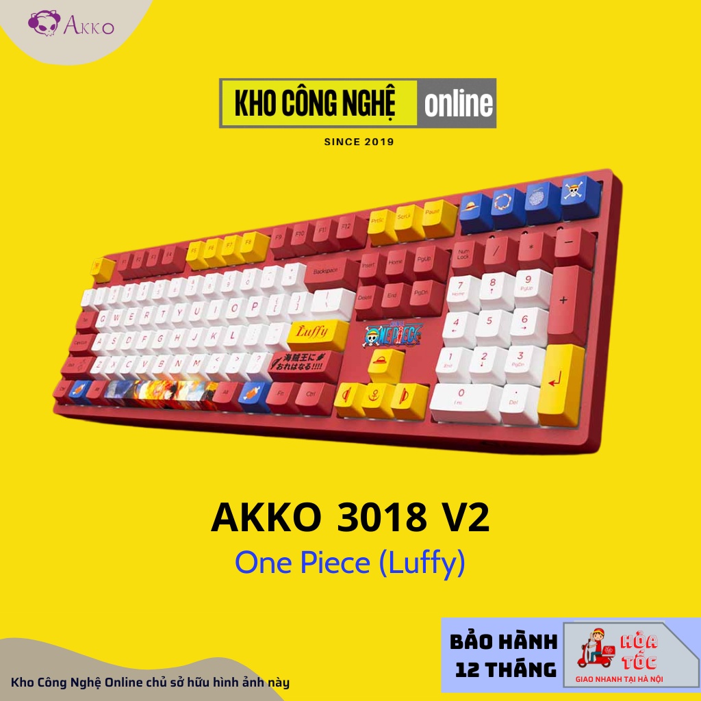 Bàn phím cơ AKKO 3108 v2 One Piece – Luffy (Akko switch v2)