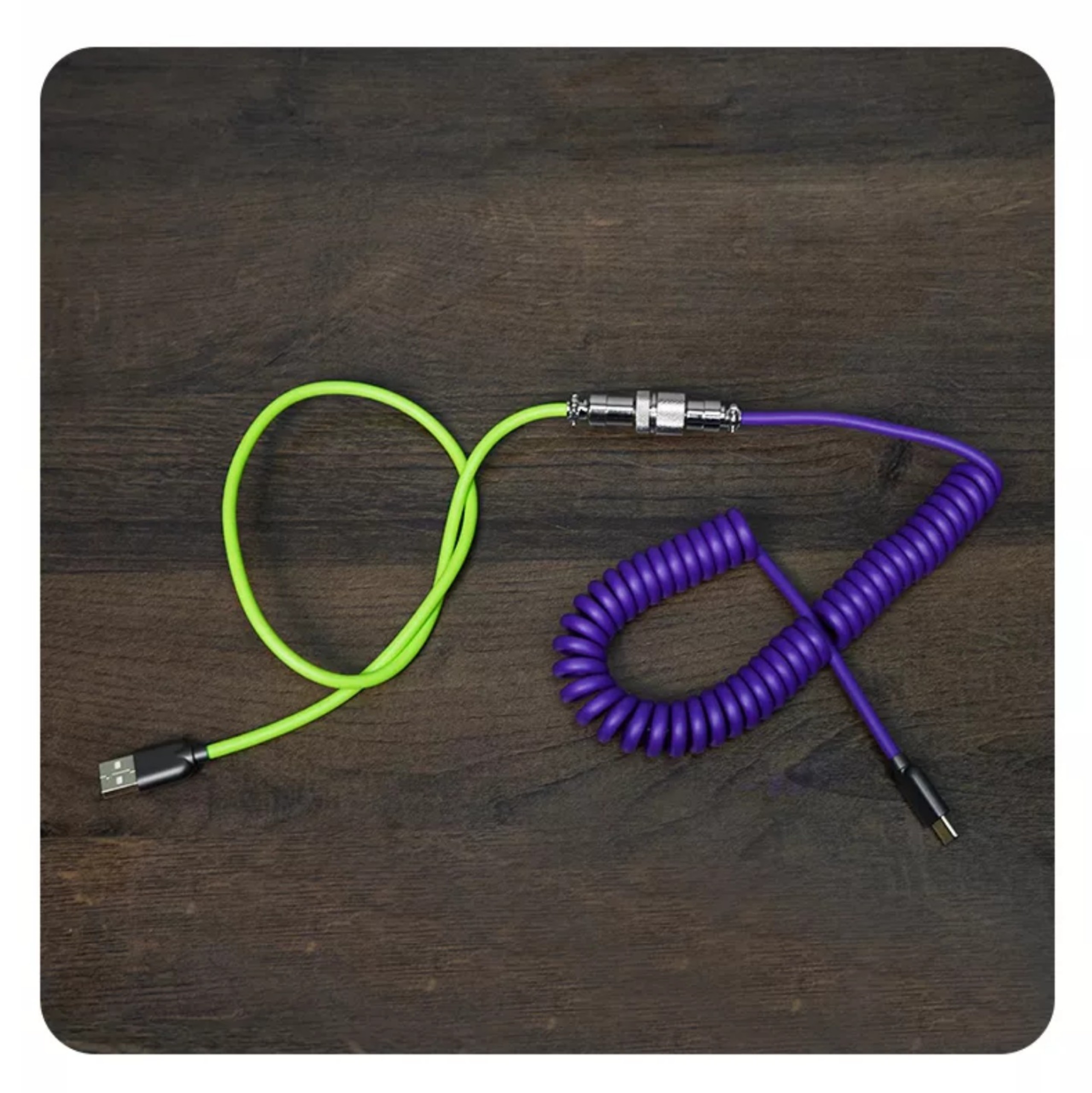 Dây cáp custom bàn phím cơ FL-Esports USB To Type C (Hàng Chính Hãng)