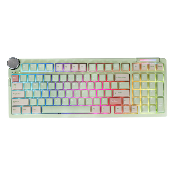 Cidoo ABM098 - Bàn phím cơ Cidoo ABM098 3 mode, Có Núm, Mạch Xuôi