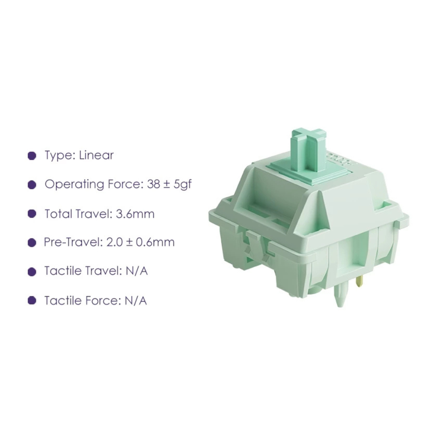 Bộ Switch Akko Botany ( 5 pin / 45 switch)