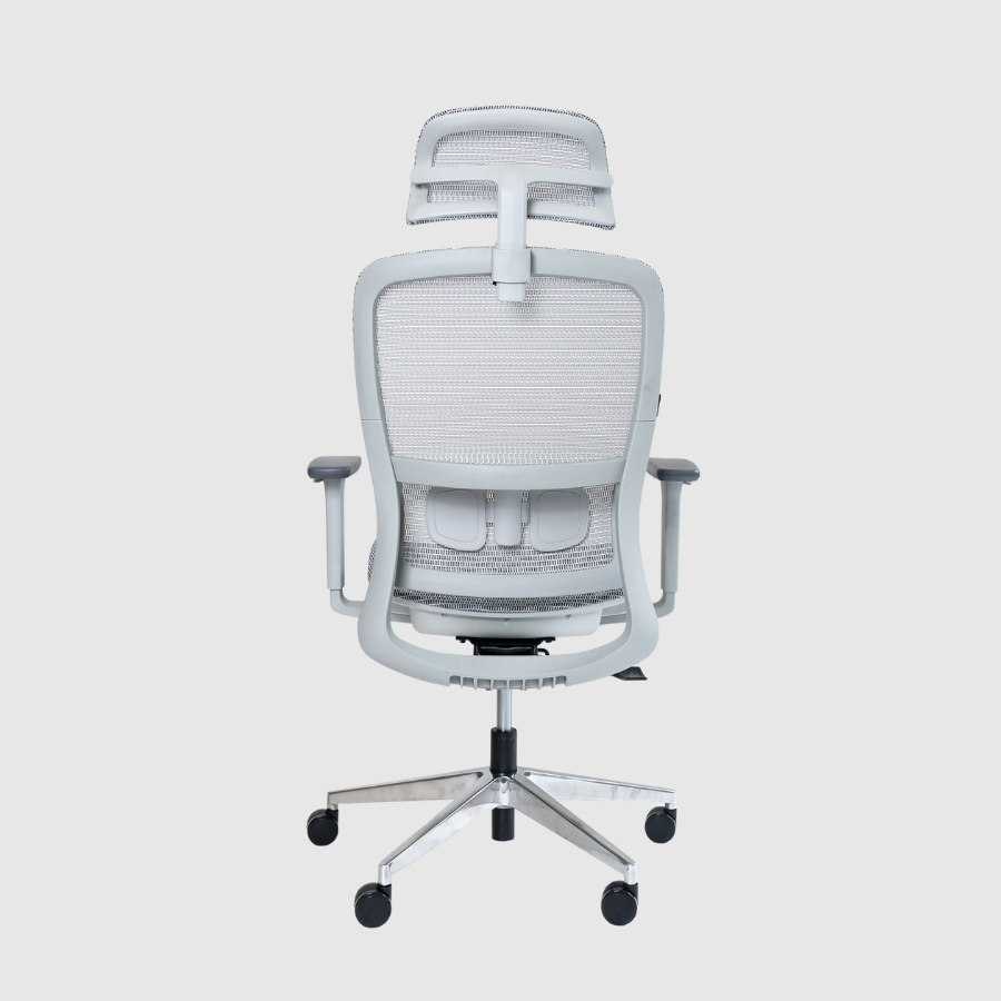 Ghế Công Thái Học Gami Lum2 - Bản Kê Tay 3D / Xám ( Không Chân Gác)