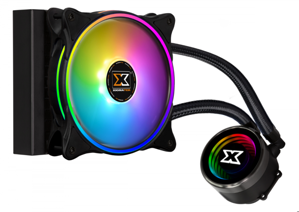Tản Nhiệt Nước XIGMATEK AURORA 120 (EN42791) - ARGB, ALL IN ONE WATERCOOLING