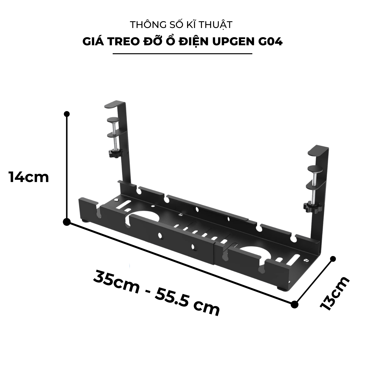 Giá Treo Đỡ Ổ Điện UPGen G04 (Hàng Chính Hãng)