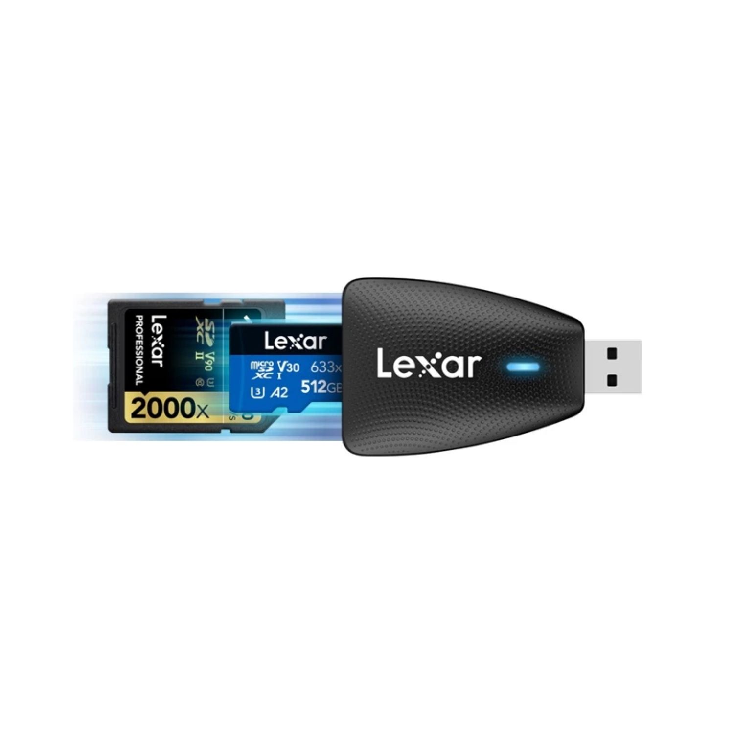 Đầu đọc thẻ nhớ Lexar Multi-Card 2-in-1 USB 3.1