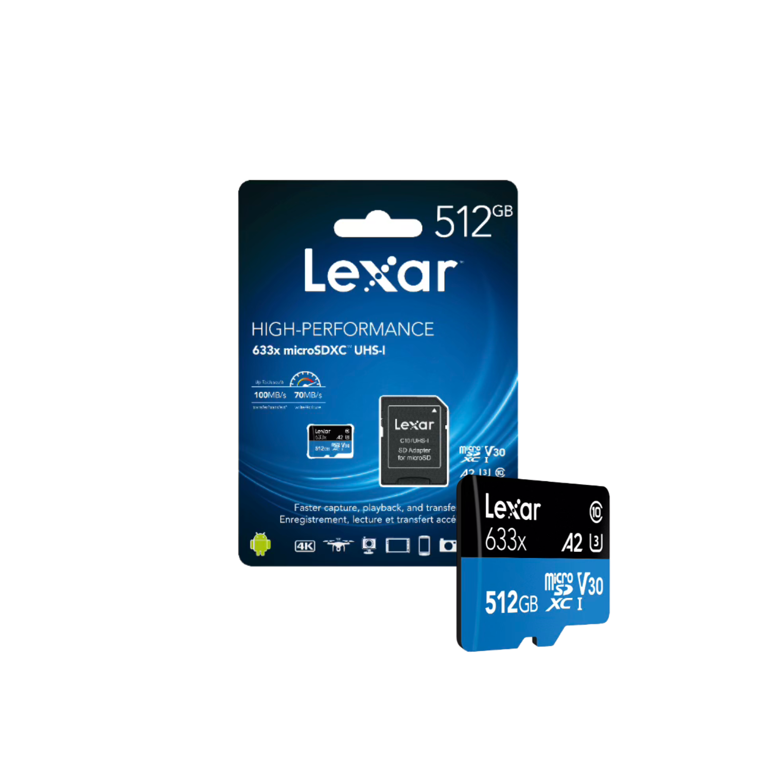 Thẻ Nhớ MicroSD LEXAR 633X 256GB / 512GB