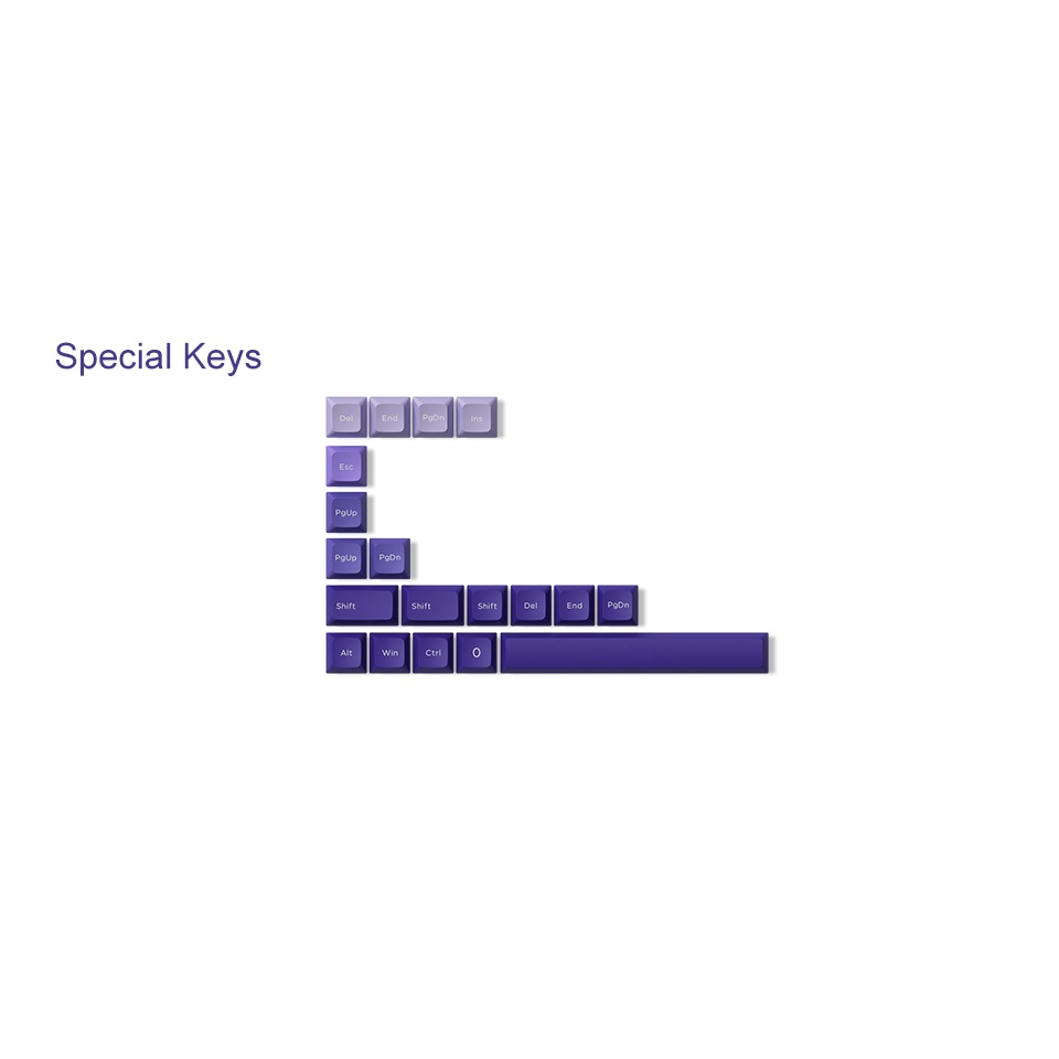 Bộ Keycap AKKO Provence (PBT Double-Shot / JDA profile / 127 nút)