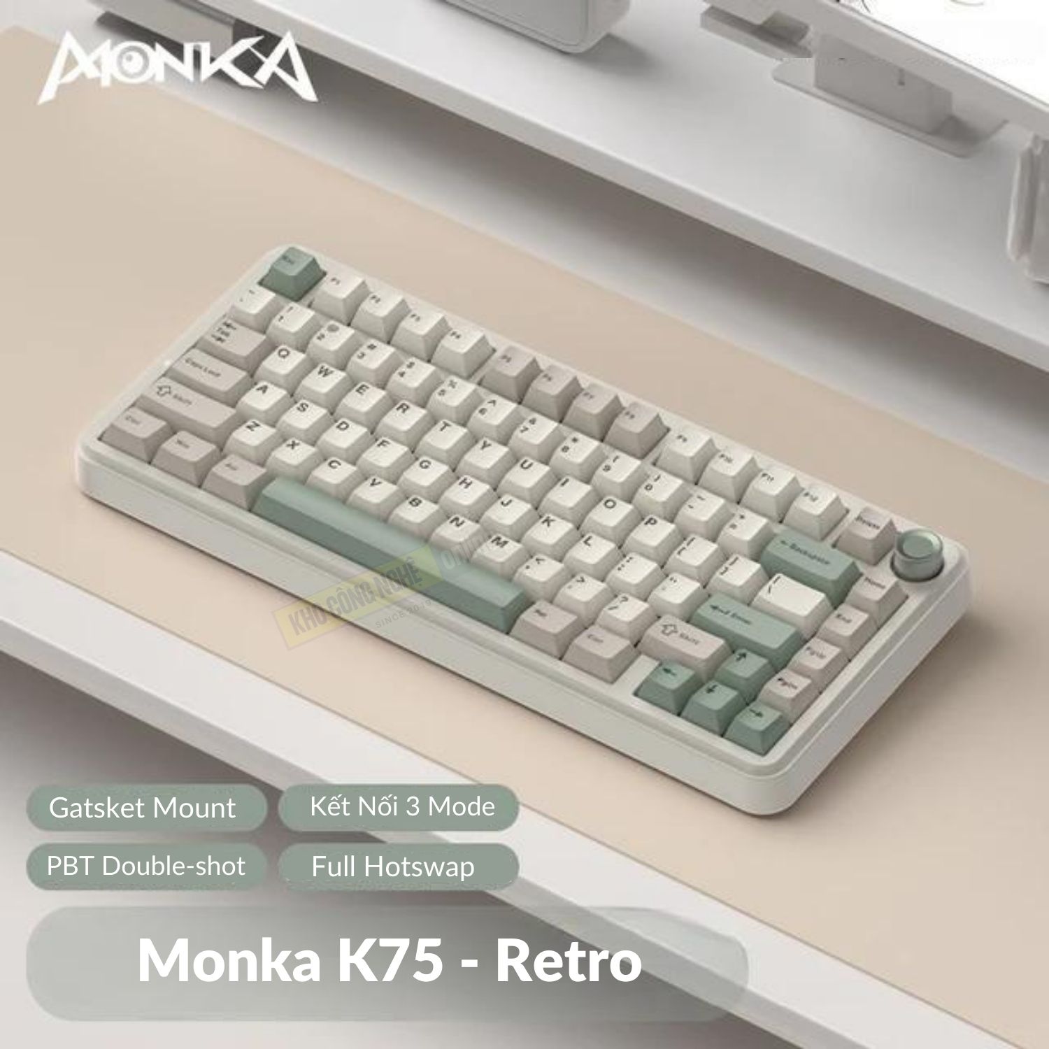 Bàn phím cơ Monka K75