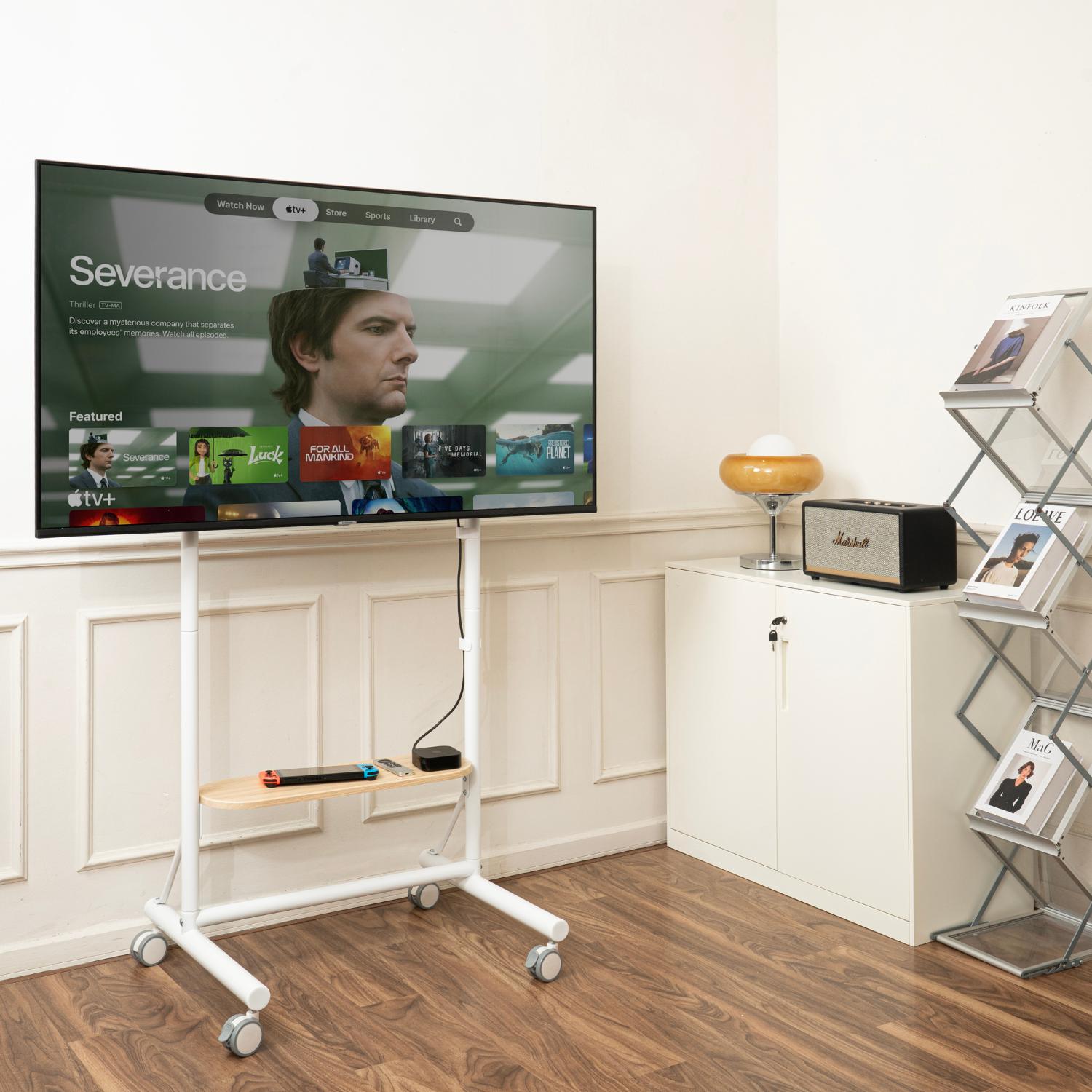 Giá treo TV di động Hyperwork Aero Stand TVC02 - Tải trọng tối đa 70kg, Bảo hành 24 tháng
