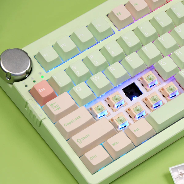 Cidoo ABM098 - Bàn phím cơ Cidoo ABM098 3 mode, Có Núm, Mạch Xuôi