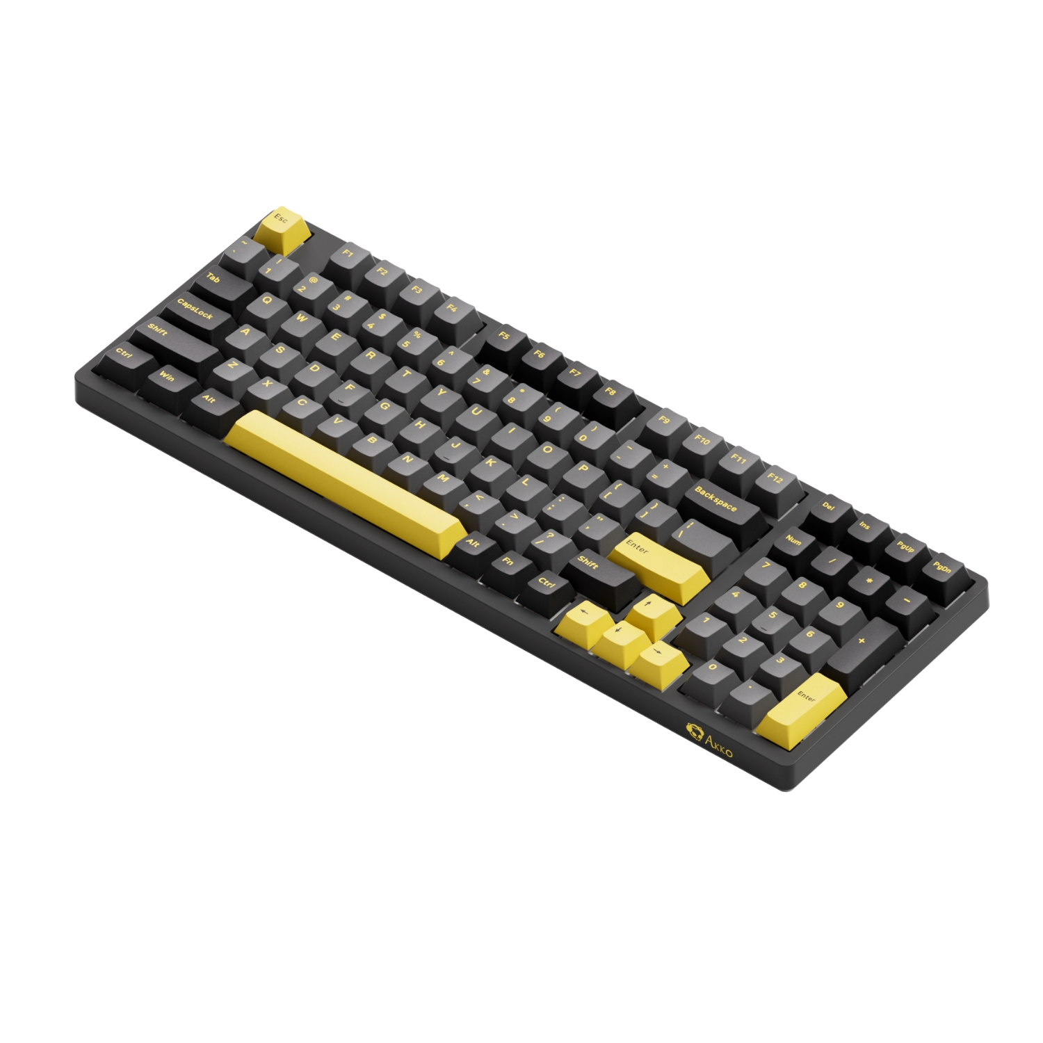 Bàn Phím cơ AKKO 3098B Plus Black & Gold (Multi-modes / Led RGB / Switch Silent)