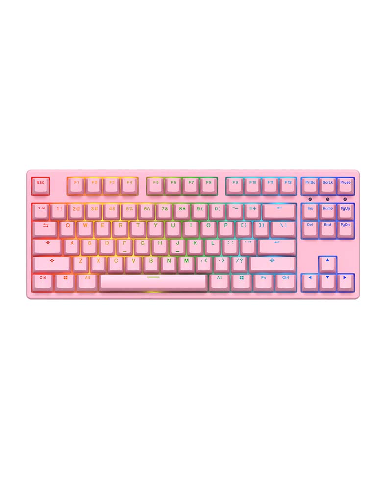 Bàn phím cơ AKKO 3087S RGB – Pink