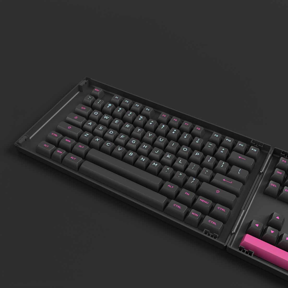 AKKO Keycap set – Midnight (PBT Double-Shot/ASA profile/178 nút)