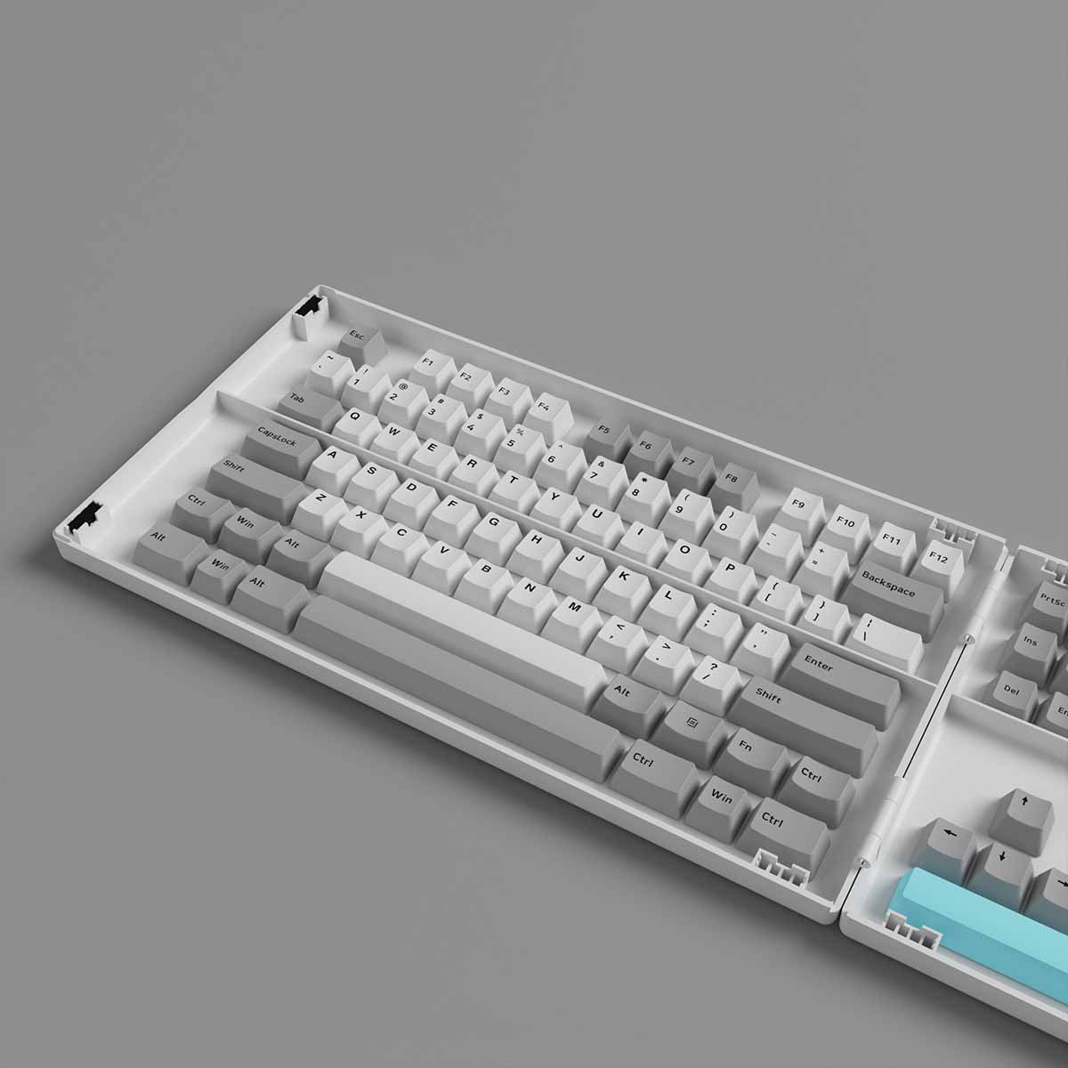 Keycap Akko Silent (PBT Double-Shot/Cherry profile/177 nút)