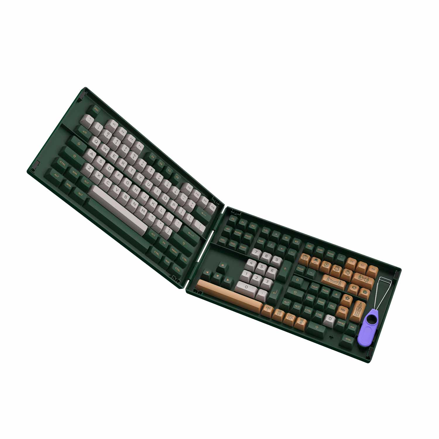 Keycap AKKO World Tour London (PBT Double-Shot/ ASA profile/ 198 nút)