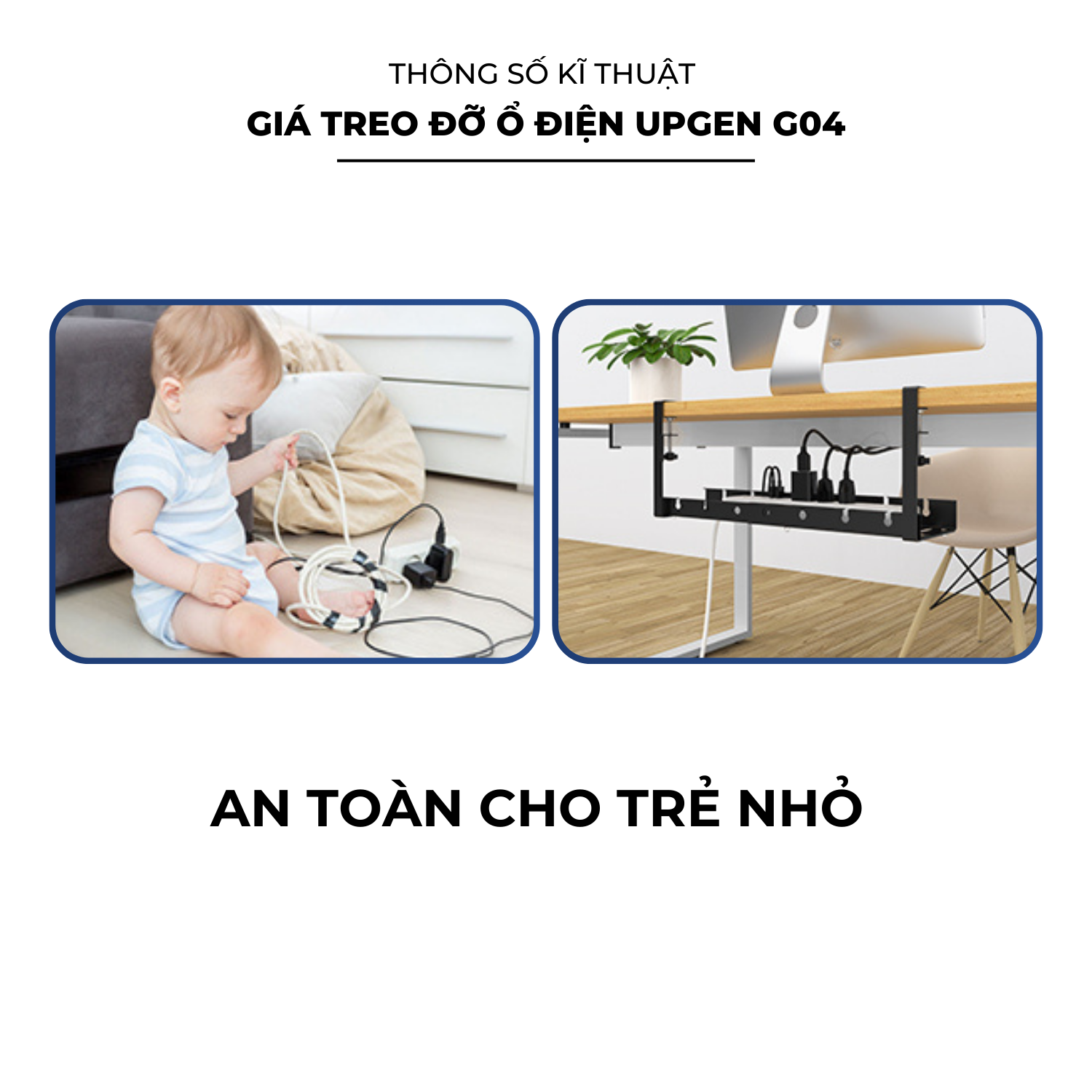 Giá Treo Đỡ Ổ Điện UPGen G04