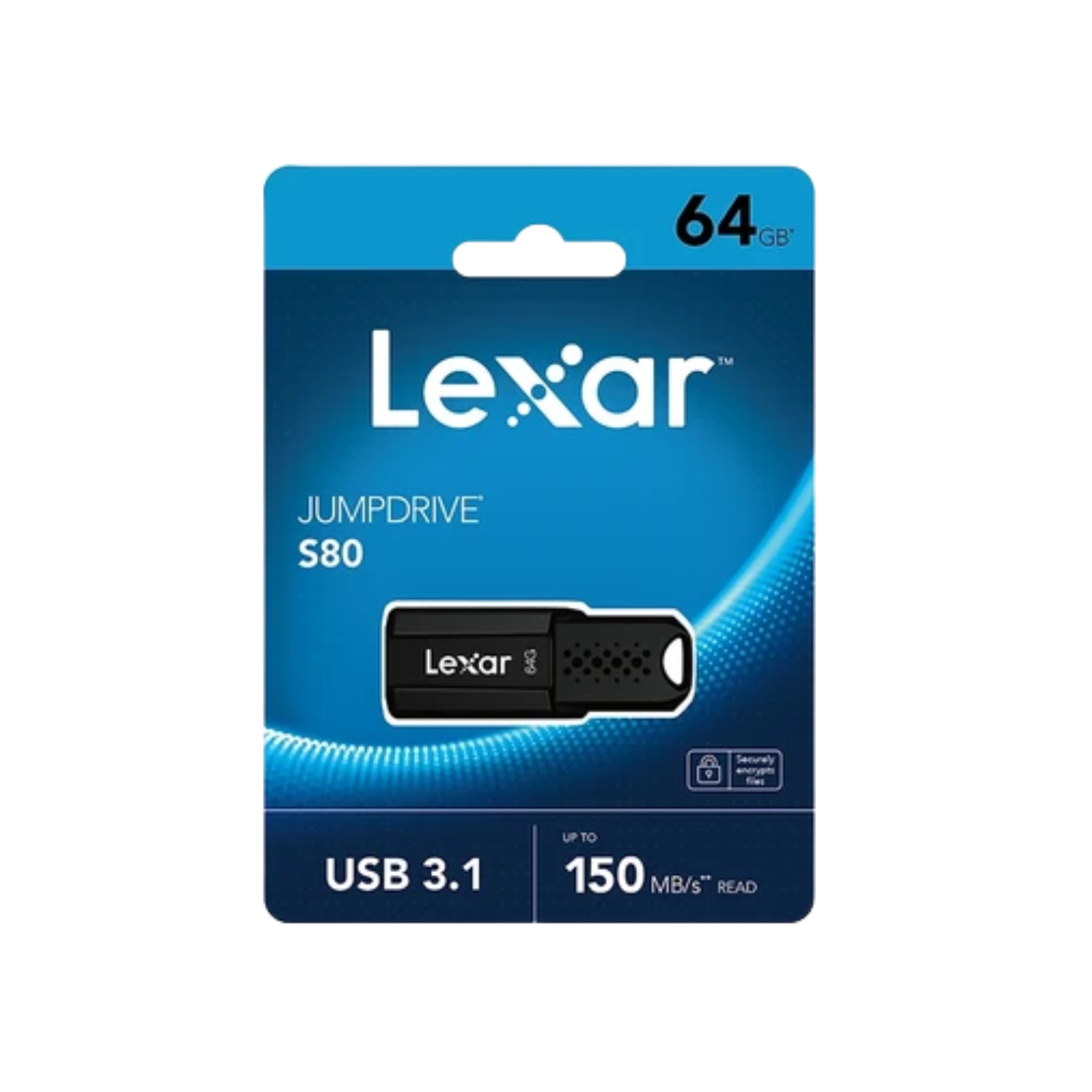 USB Lexar JumpDrive S80 USB 3.1, 32GB / 64GB / 128GB (Hàng Chính Hãng)