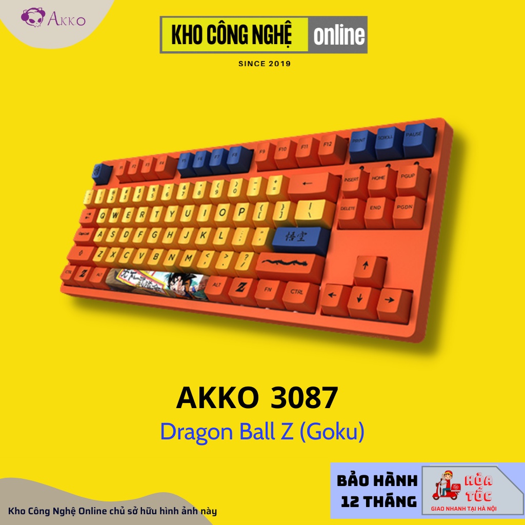 Bàn phím cơ AKKO 3087 Dragon Ball Z Goku (Akko switch)
