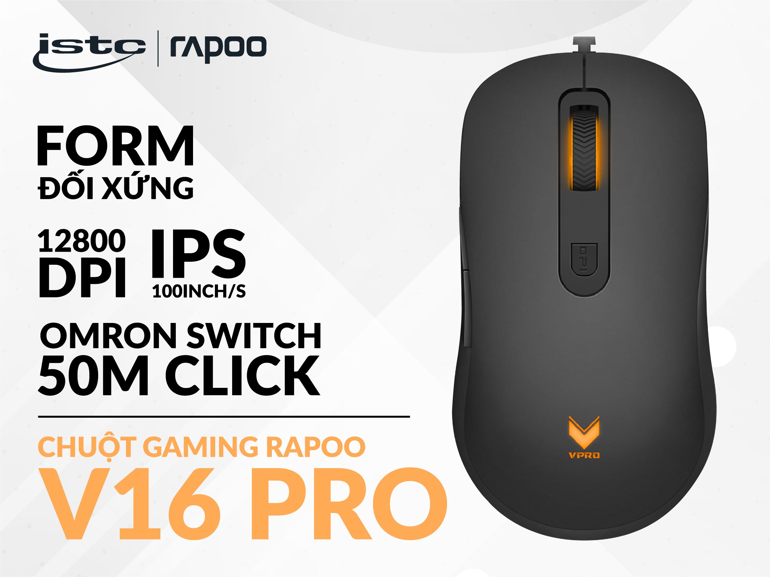 Chuột Gaming có dây Rapoo V16 PRO