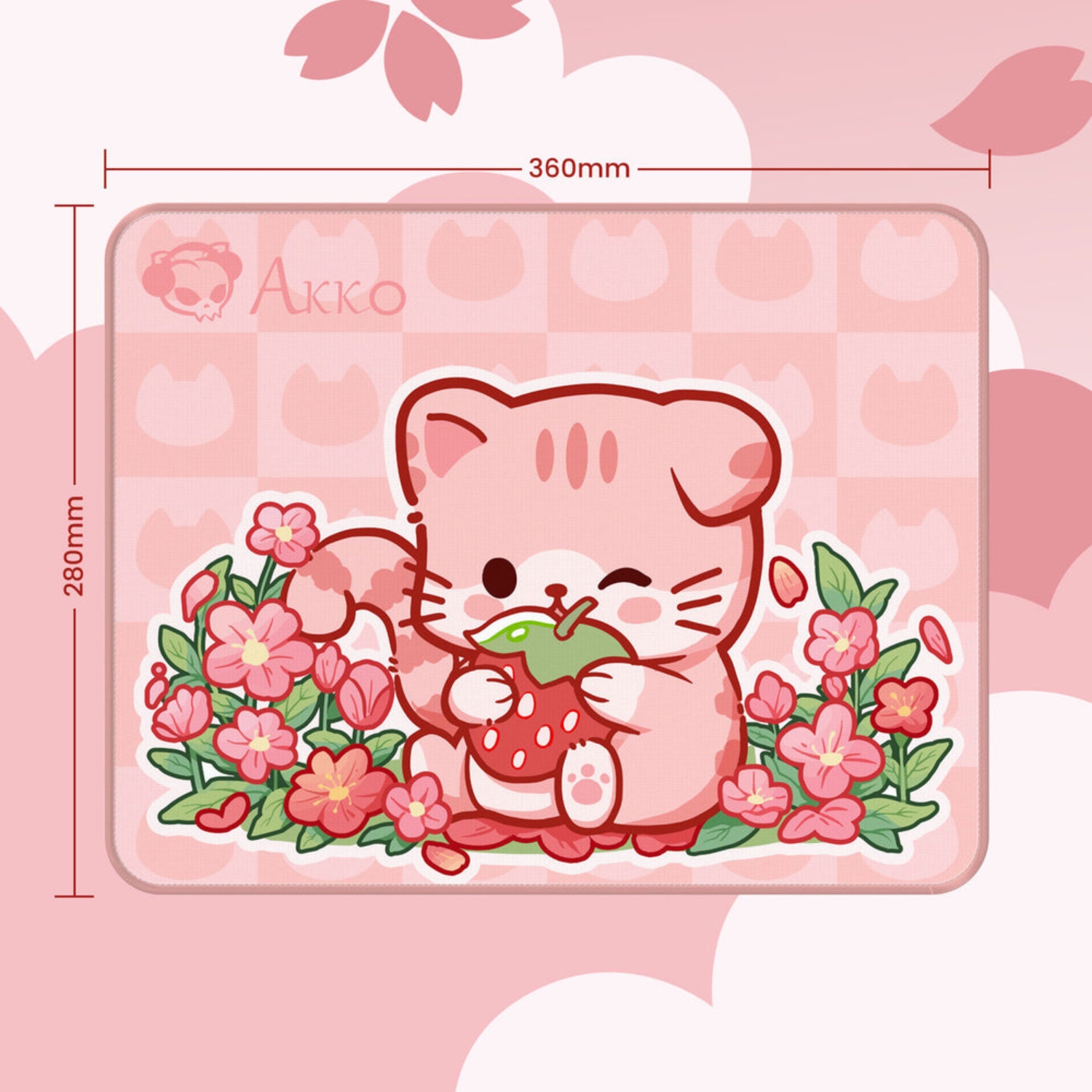 Pad chuột / Bàn di chuột / Lót chuột Akko Cat Orange KATE