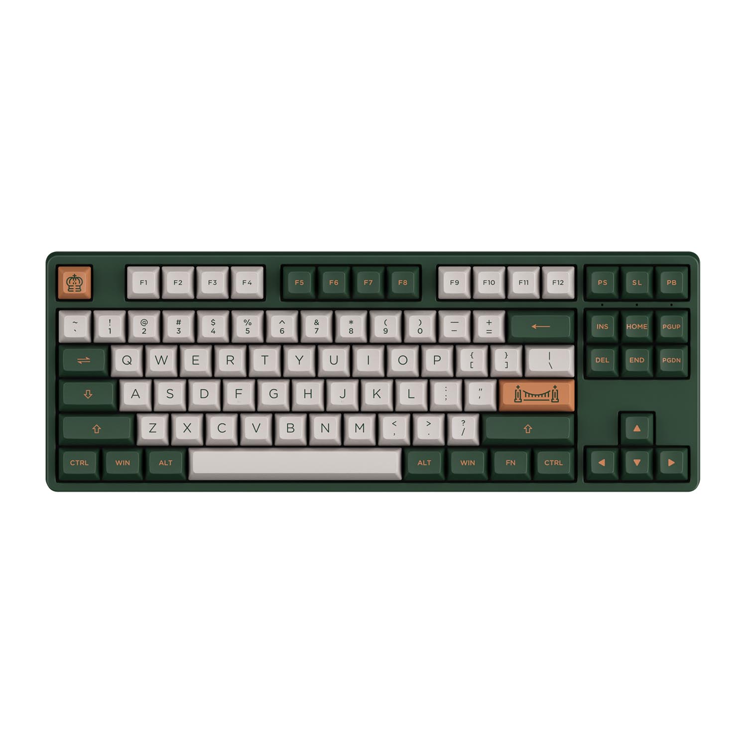 Bàn phím cơ AKKO 5087B World Tour London (Bluetooth 5.0 / Wireless 2.4Ghz / Hotswap / Foam tiêu âm / TTC switch)