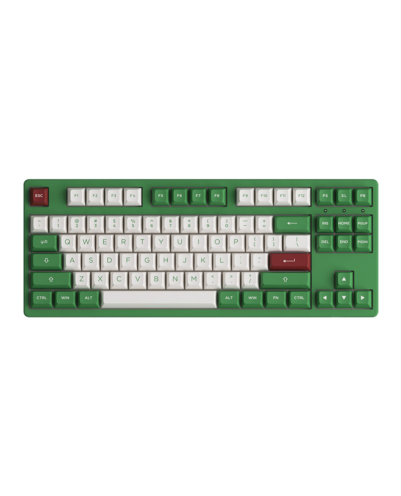 Bàn phím cơ AKKO 3087 RF Matcha Red Bean (2.4Ghz / AKKO sw v3)