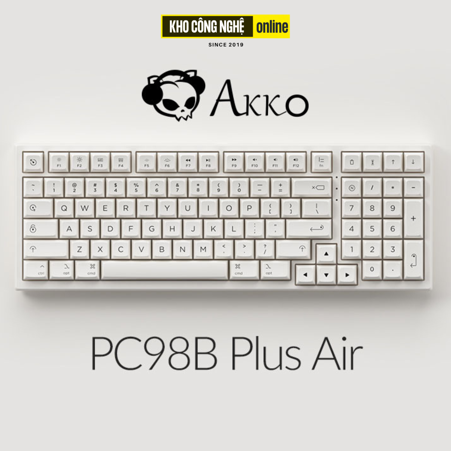 Bàn phím cơ AKKO PC98B Plus AIR (Multi-modes / Hotswap / RGB / Top mount / CS Switch - Air) - Hàng Đặt Trước 15 Ngày