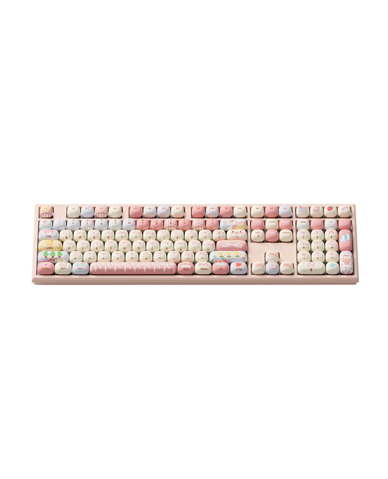 Bàn phím cơ MonsGeek MG108B – Piggy Party Cute (Multi-modes / Hotswap / RGB / Piano v3 switch)