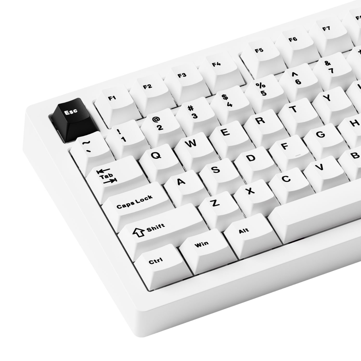 Bàn phím cơ MonsGeek M1 V5 Black on white Mirror Switch