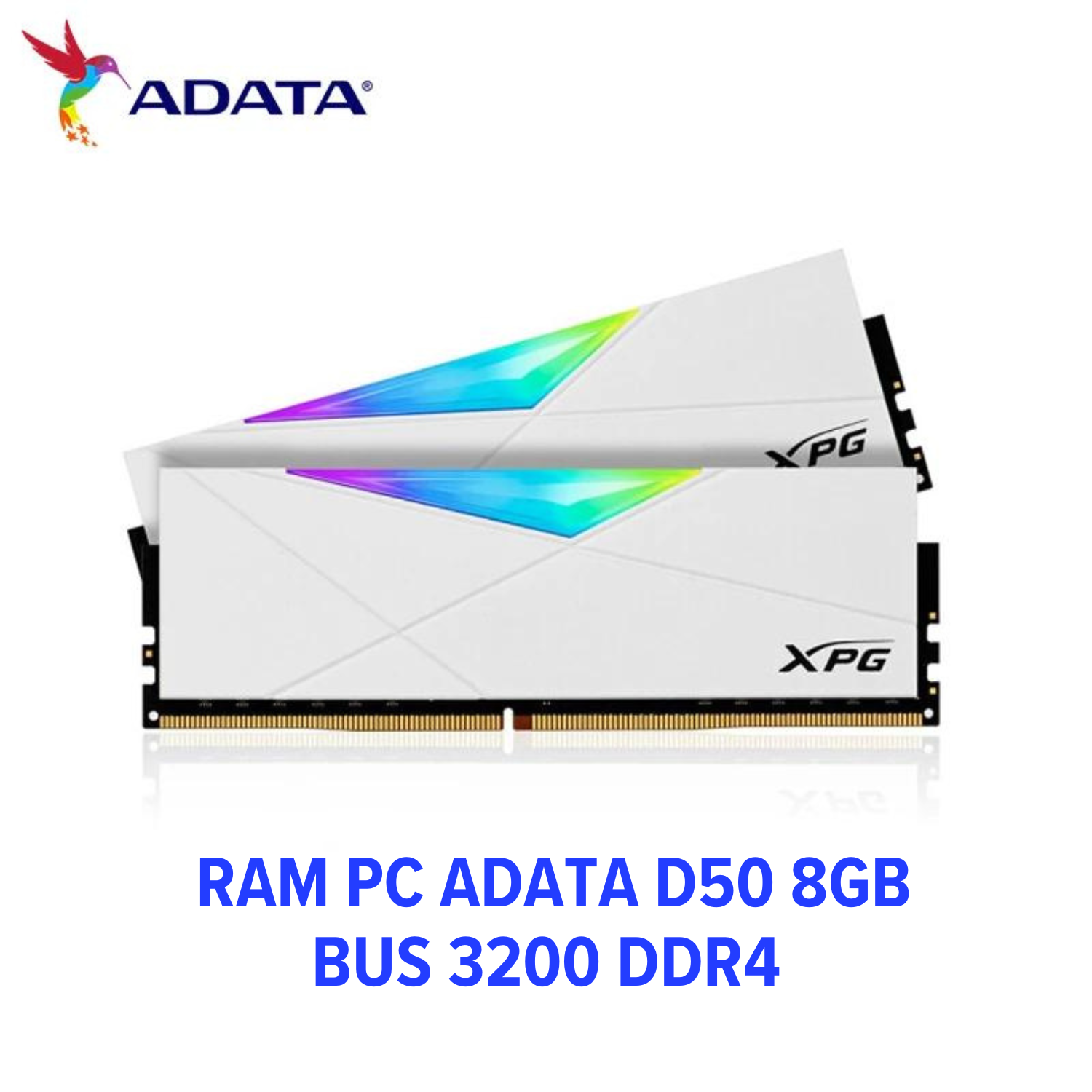Ram Adata D50 DDR4 XPG SPECTRIX RGB 8GB Bus 3200MHz / 3600MHz