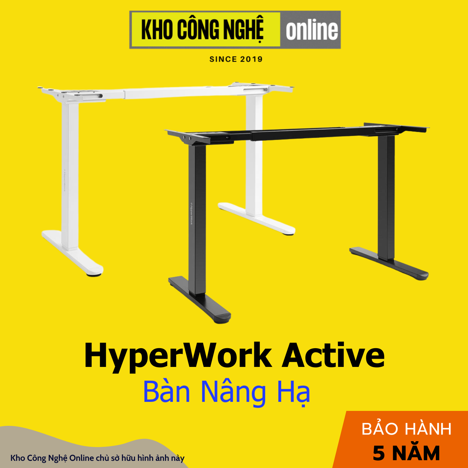 Khung bàn nâng hạ HyperWork Active DP03