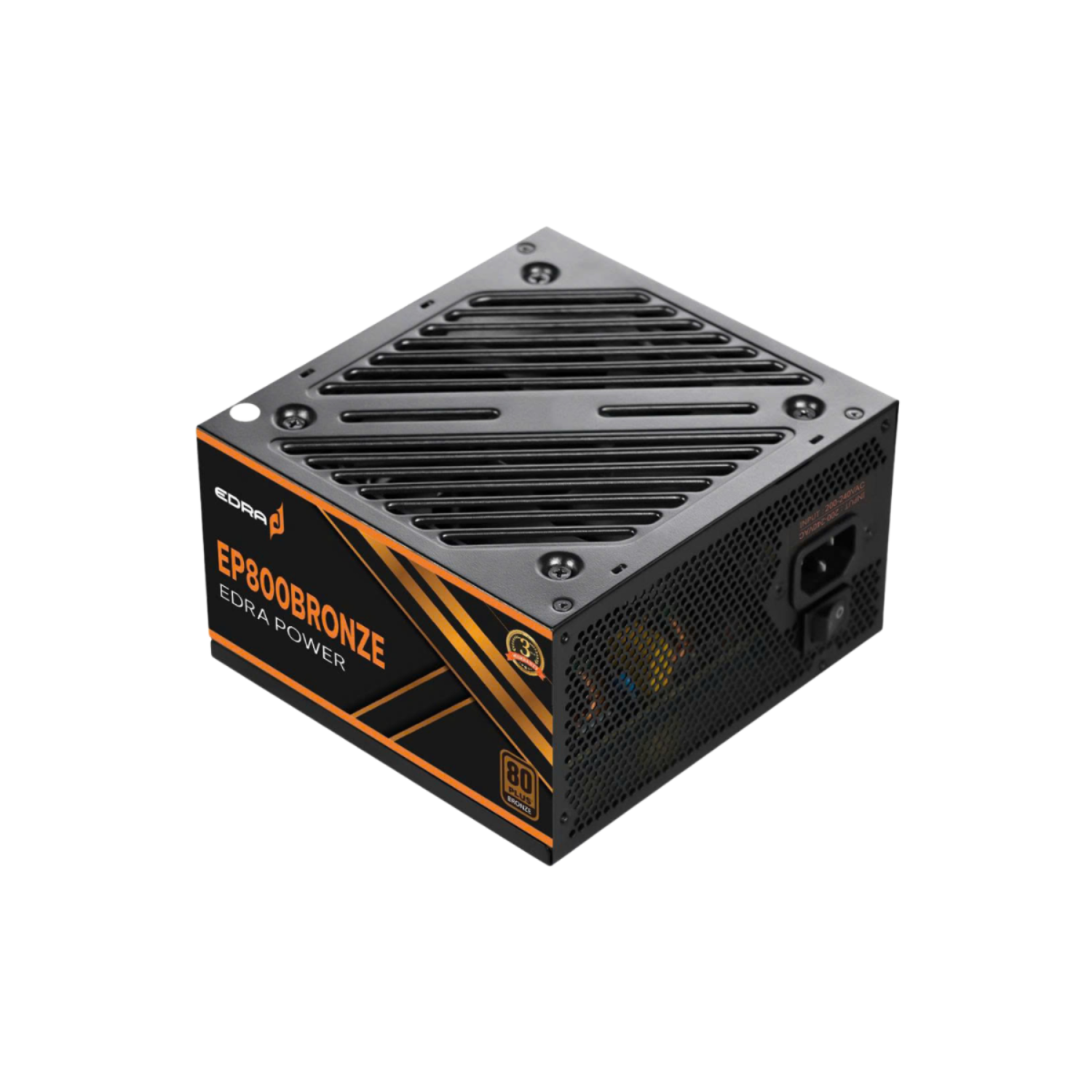 NGUỒN EDRA EP800 Bronze (FAN 12cm, cable dẹt)