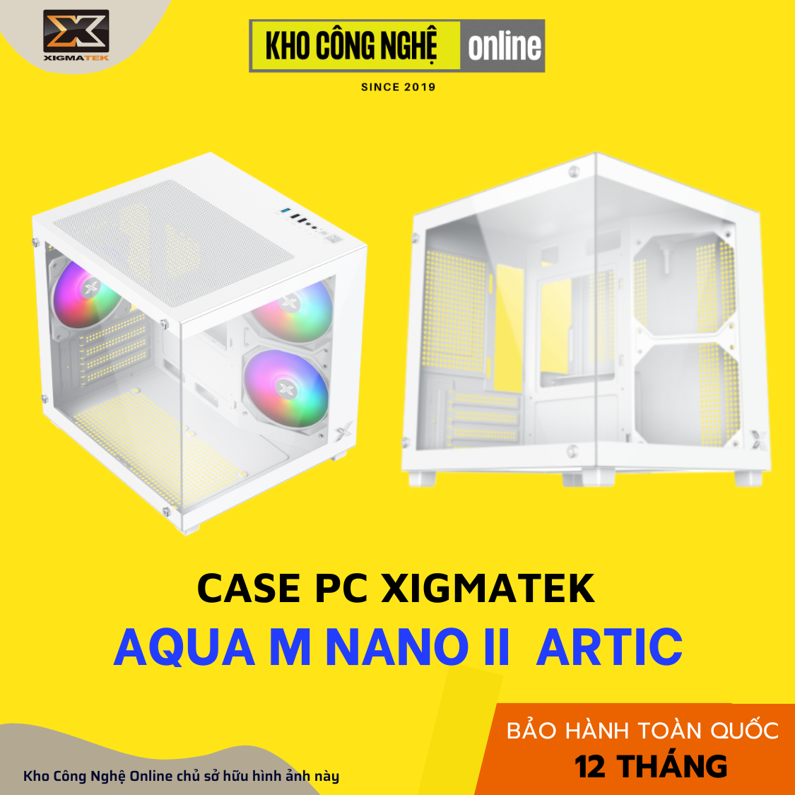 Vỏ case Xigmatek Aqua M Nano II Arctic