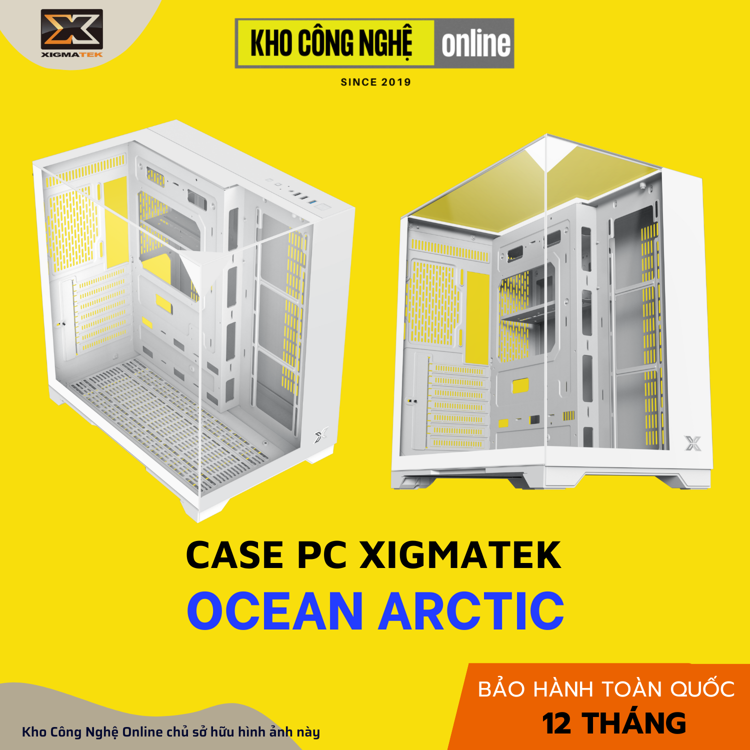 Vỏ Case Xigmatek OCEAN Arctic